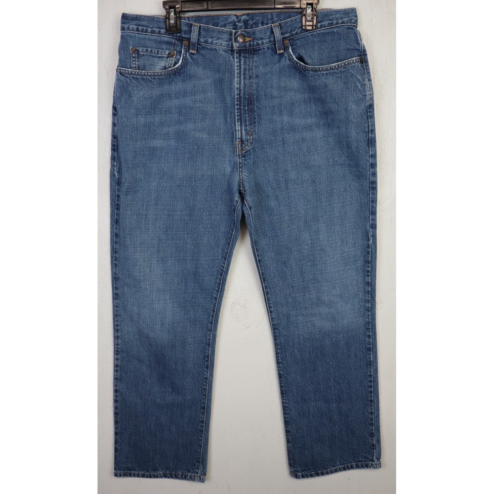 Mens Polo Ralph Lauren Blue Jeans Size 36x30 Classic Five Pocket Cotton Y2K Pant